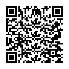 QR Code สำหรับหมายเลขโทรศัพท์ +2697475428