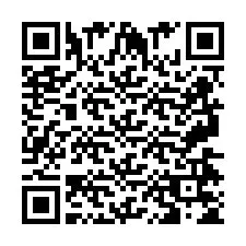 Código QR para número de telefone +2697475451