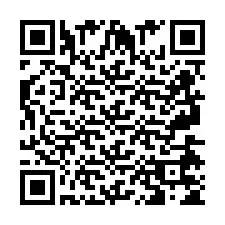 QR Code for Phone number +2697475480