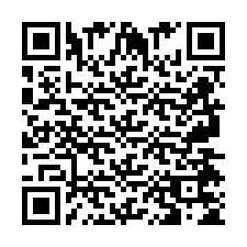 QR kód a telefonszámhoz +2697475498