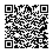 QR kód a telefonszámhoz +2697475525