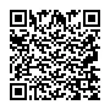 Código QR para número de telefone +2697475555