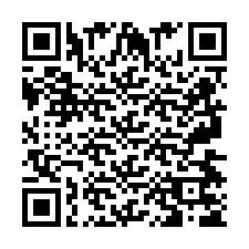 QR код за телефонен номер +2697475620