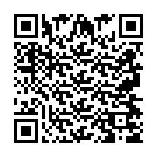 QR kód a telefonszámhoz +2697475626