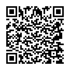 QR-код для номера телефона +2697475648