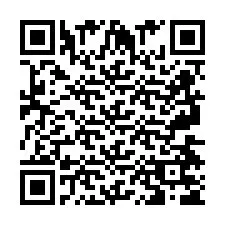 QR код за телефонен номер +2697475660