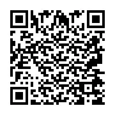 Código QR para número de teléfono +2697475689