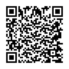 QR код за телефонен номер +2697475742