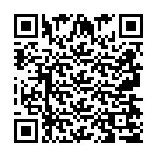 QR код за телефонен номер +2697475744