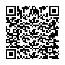 QR-код для номера телефона +2697475746