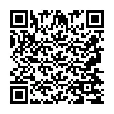 QR-код для номера телефона +2697475765