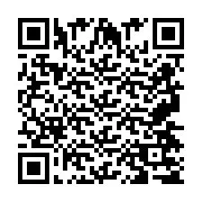 QR kód a telefonszámhoz +2697475777