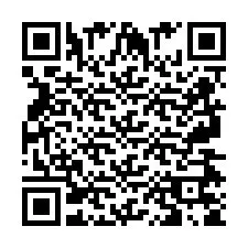 QR-Code für Telefonnummer +2697475808