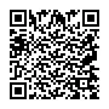 QR kód a telefonszámhoz +2697475813