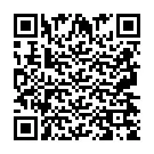 QR код за телефонен номер +2697475819