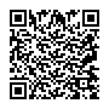 Código QR para número de telefone +2697475821