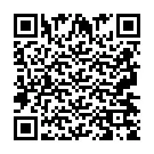 Código QR para número de teléfono +2697475835