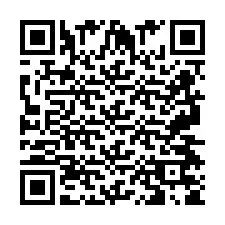 Código QR para número de telefone +2697475839