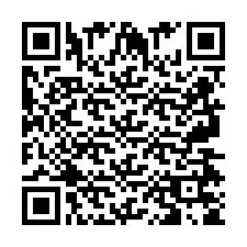 Código QR para número de telefone +2697475848