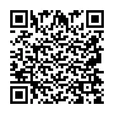 QR-код для номера телефона +2697475856