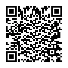 QR kód a telefonszámhoz +2697475859