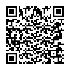 QR Code pour le numéro de téléphone +2697476080