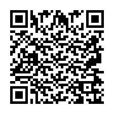 QR Code สำหรับหมายเลขโทรศัพท์ +2697476109