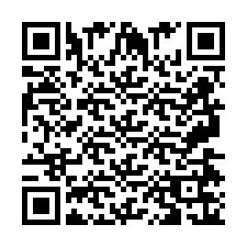 QR-код для номера телефона +2697476141