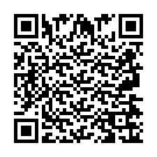 QR-код для номера телефона +2697476144