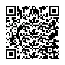 QR Code for Phone number +2697476167