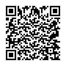 QR Code for Phone number +2697476169