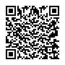 QR Code สำหรับหมายเลขโทรศัพท์ +2697476190