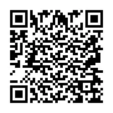 QR-код для номера телефона +2697476209