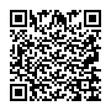 Codice QR per il numero di telefono +2697476245