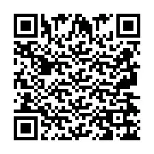 Codice QR per il numero di telefono +2697476248