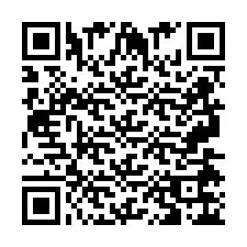 QR код за телефонен номер +2697476285