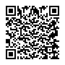 QR-Code für Telefonnummer +2697476292