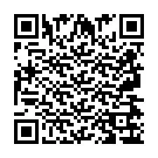 QR-code voor telefoonnummer +2697476308