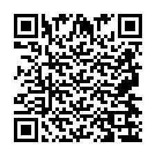 Código QR para número de teléfono +2697476327