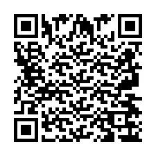 QR код за телефонен номер +2697476338