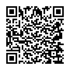 QR-code voor telefoonnummer +2697476364