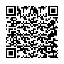 Código QR para número de telefone +2697476365