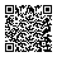 QR-code voor telefoonnummer +2697476371