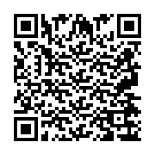 Código QR para número de teléfono +2697476399