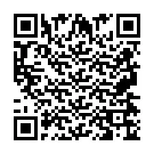 QR код за телефонен номер +2697476417