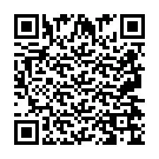 QR Code สำหรับหมายเลขโทรศัพท์ +2697476449