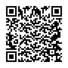 QR kód a telefonszámhoz +2697476473