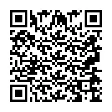 Código QR para número de telefone +2697476485