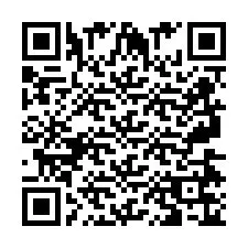 QR-code voor telefoonnummer +2697476540