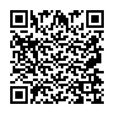 Código QR para número de teléfono +2697476553